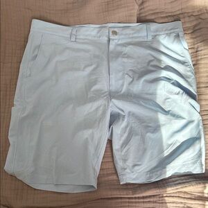 Peter Millar Sky Blue Men's Flat Front Shorts
